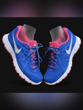 Nike Women's Revolution 2 in the Game Royal / White / Pink Flash Women’s Size 7
